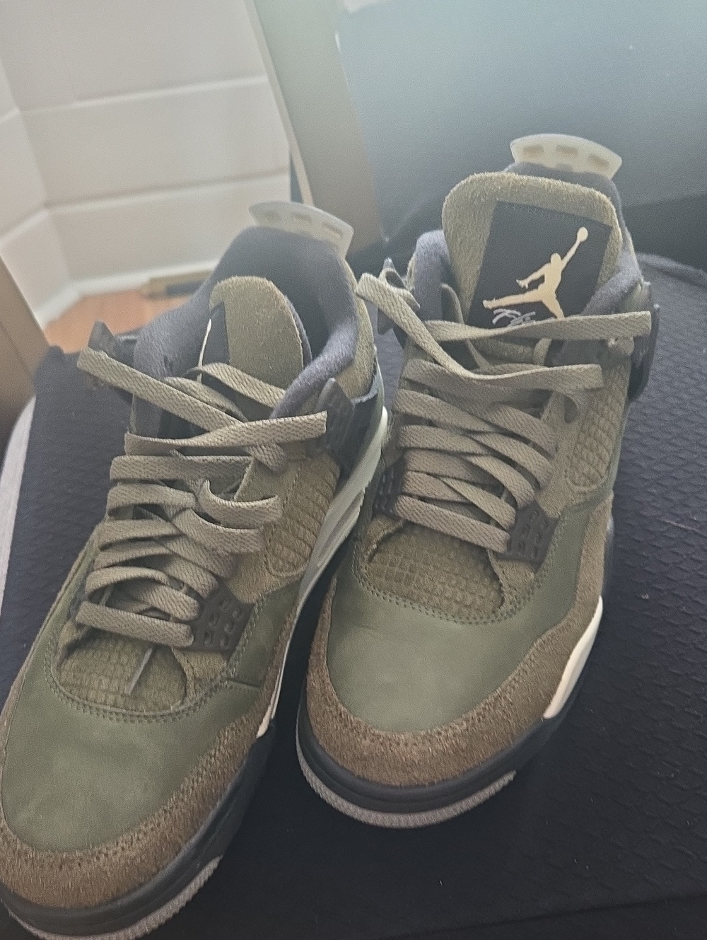 Jordan Men’s Sneakers in Olive Green and Black